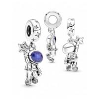 Berloque Astronauta Prata 925